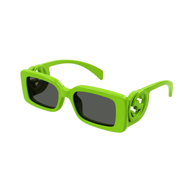 Gucci GG1325S Acid Green / Grey Sunglasses
