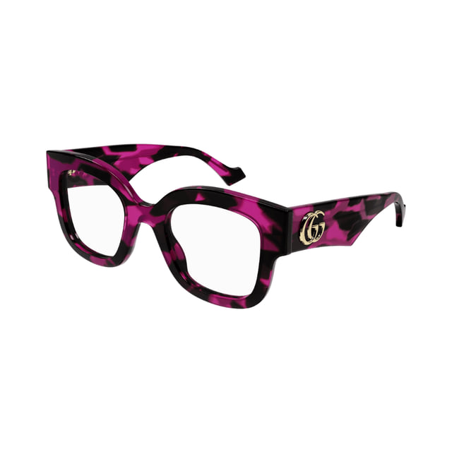 Gucci GG1423O Fuchsia Havana / Demo Eyeglasses Gucci GG1423O Fuchsia Havana / Demo Eyeglasses