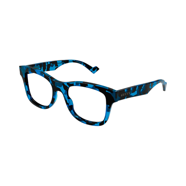 Gucci GG1332O Spotted Black Turquoise Havana / Demo Eyeglasses