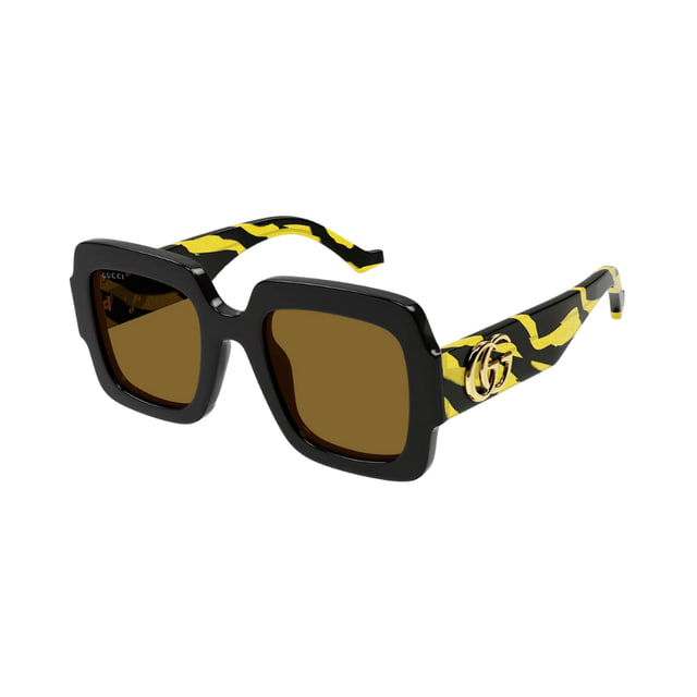 Gucci GG1547S Black / Brown Sunglasses