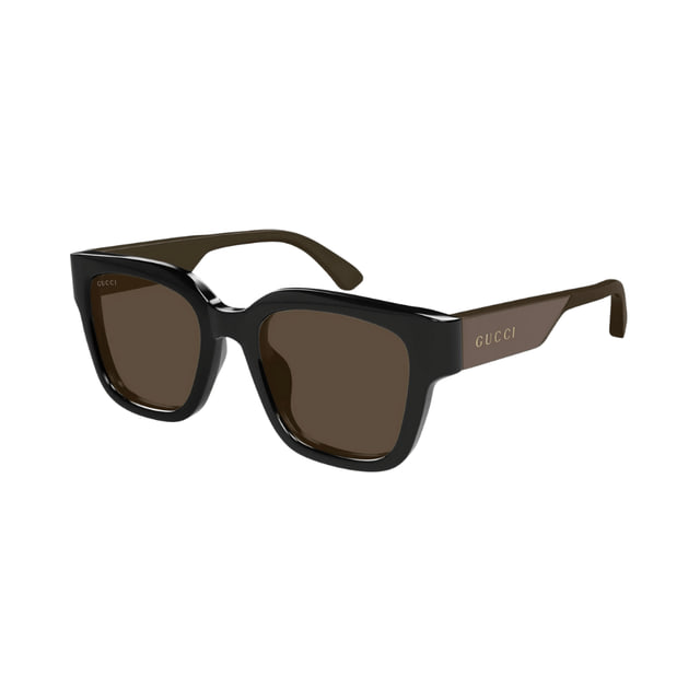 Gucci GG1670SK Black Green / Brown Sunglasses Gucci GG1670SK Black Green / Brown Sunglasses