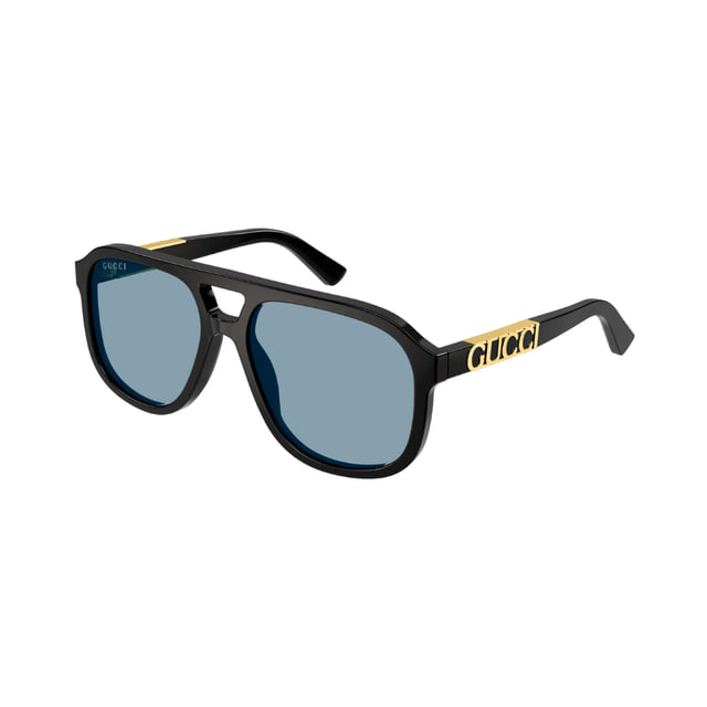 Gucci GG1188S Black / Blue Sunglasses Gucci GG1188S Black / Blue Sunglasses