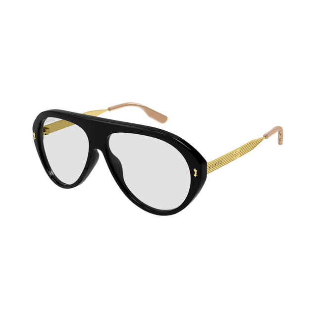 Gucci GG1515S Black / Gold / Transparent Sunglasses Gucci GG1515S Black / Gold / Transparent Sunglasses