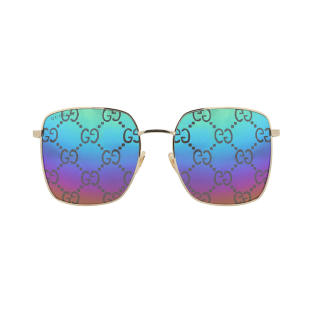 Gucci GG0802S Gold / Multicolor with GG Pattern Mirror product photo 1