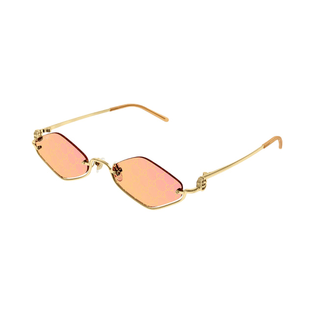 Gucci GG1604S Gold / Rose Mirror to Dark Yellow with GG Pattern product photo 1