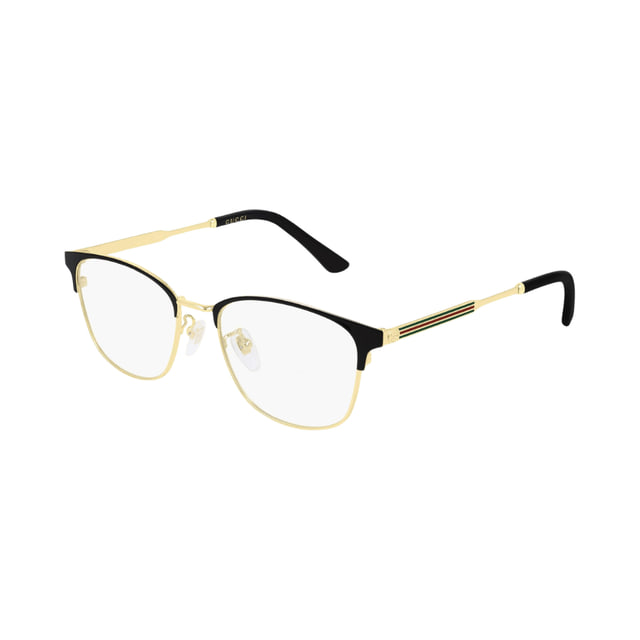 Gucci GG0609OK Black Gold / Demo Eyeglasses