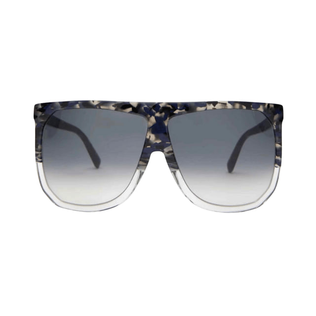 Loewe LW40001F Shiny Blue Havana / Gradient Smoke Sunglasses