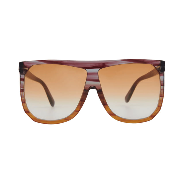 Loewe LW40001F Purple Stripe Brown Multicolour / Brown Gradient Sunglasses