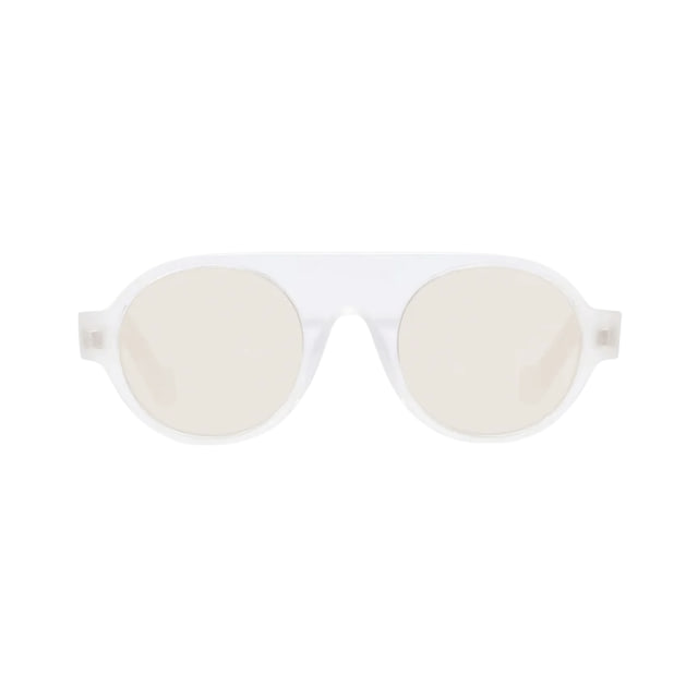 Loewe LW40020I Clear White Gold / Brown Sunglasses Loewe LW40020I Clear White Gold / Brown Sunglasses