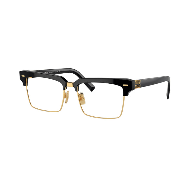 Miu Miu MU10ZS Black / Clear Blue Light Filter Eyeglasses