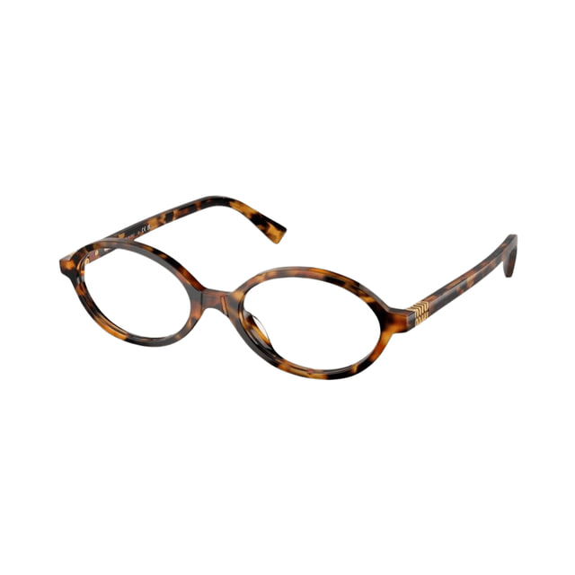 Miu Miu MU04ZSF Honey Havana / Clear Blue Light Filter Eyeglasses Miu Miu MU04ZSF Honey Havana / Clear Blue Light Filter Eyeglasses