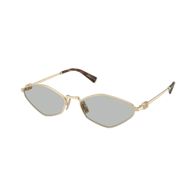 Miu Miu MU56ZS Pale Gold / Light Grey Sunglasses