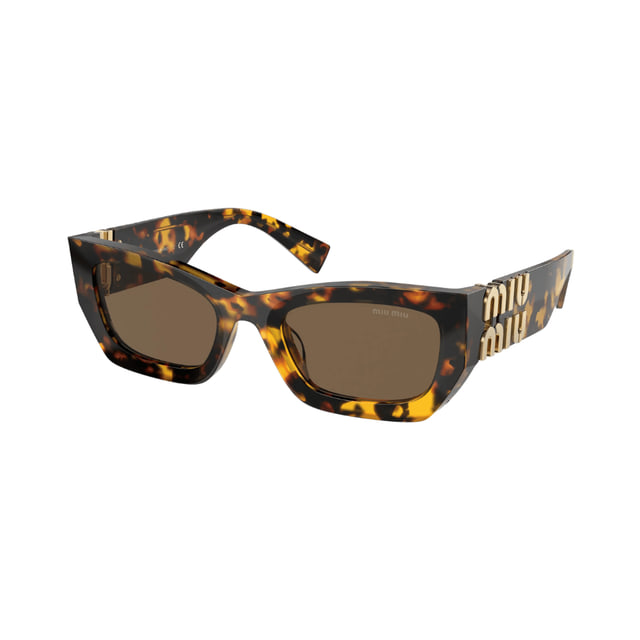 Miu Miu MU09WS Honey Havana / Dark Brown Glasses product photo 1