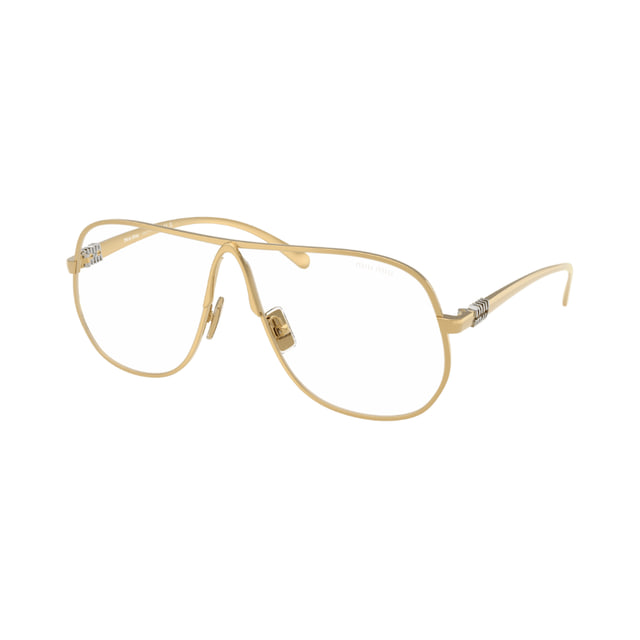 Miu Miu MUA56S Shiny Gold / Clear Blue Light Block product photo 1