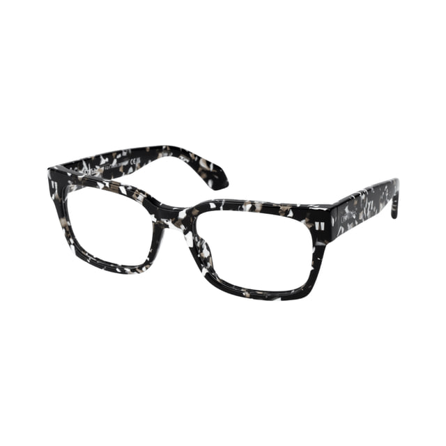 Off-White OERJ053 STYLE 53 Havana Black / Clear Eyeglasses product photo 1