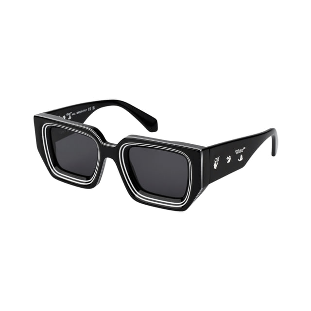 Off-White OERI048 FRANCISCO Black / Dark Grey Sunglasses