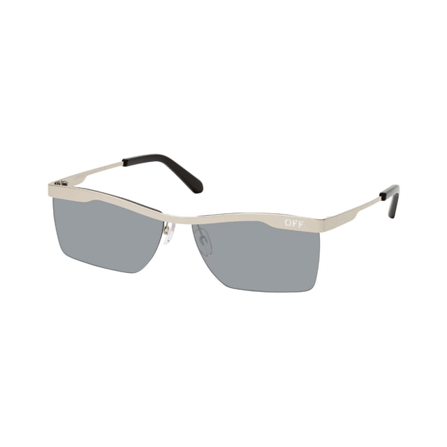 Off-White OERI095 RIMINI Silver / Silver Mirror Sunglasses product photo 1
