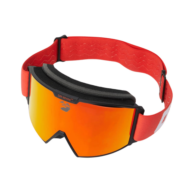 Off-White OERI055 Ski Goggles OERI055F22PLA0012525 Black Red / Red Mirror