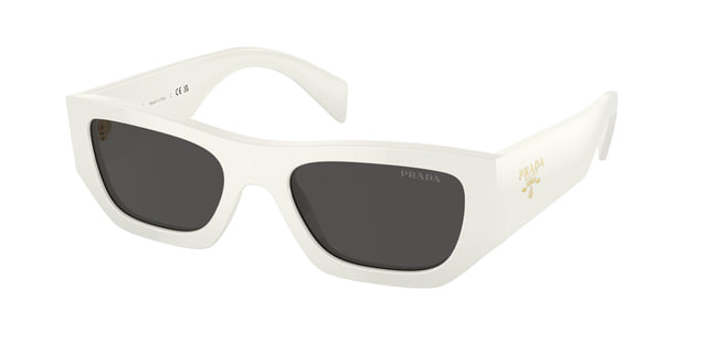 Prada PRA01S White / Dark Grey Sunglasses Prada PRA01S White / Dark Grey Sunglasses
