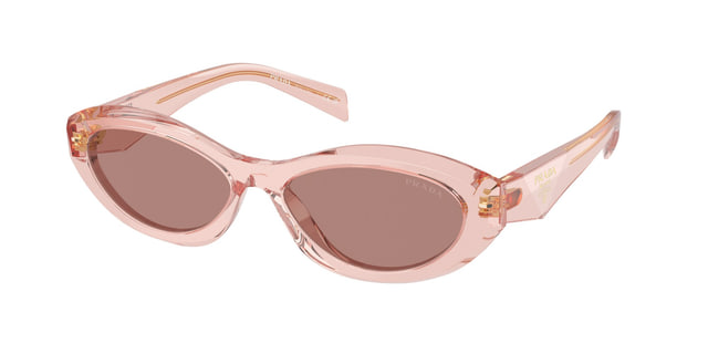 Prada PR26ZS Transparent Peach / Light Brown Sunglasses Prada PR26ZS Transparent Peach / Light Brown Sunglasses