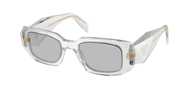Prada PR17WS Symbole Transparent Grey / Light Grey Sunglasses