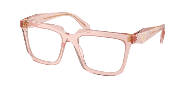 Prada PRA19V Transparent Peach / Demo Eyeglasses