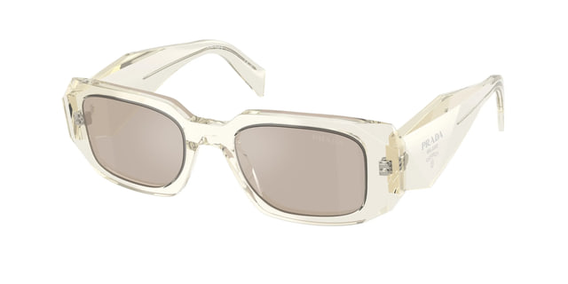 Prada PR17WS Symbole Transparent Champagne / Platino Internal Mirror Sunglasses