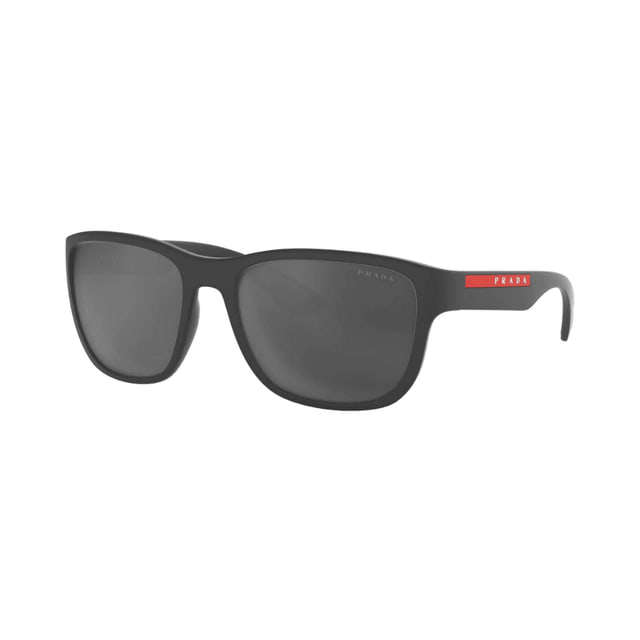 Prada PS01US Grey Rubber / Grey Mirror Black 59mm Sunglasses