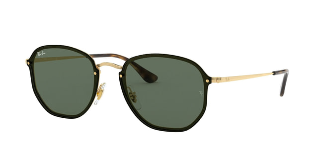 Ray Ban RB3579-N Gold / Dark Green Sunglasses