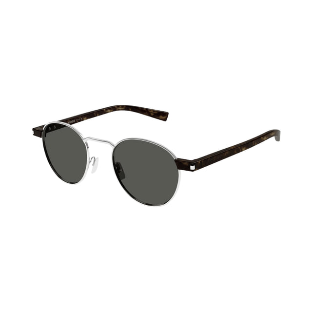 Saint Laurent SL707 Silver / Havana / Grey Sunglasses