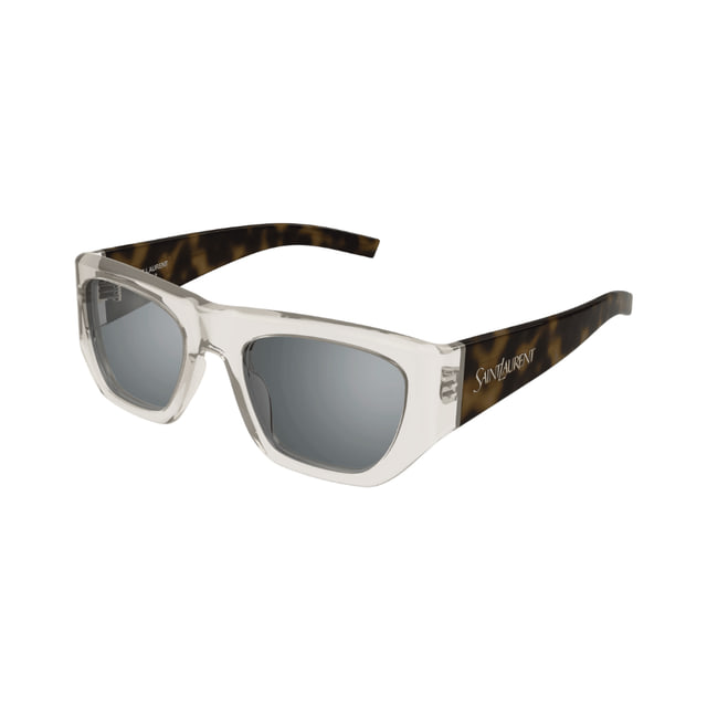 Saint Laurent SL740 Beige Havana / Silver Sunglasses