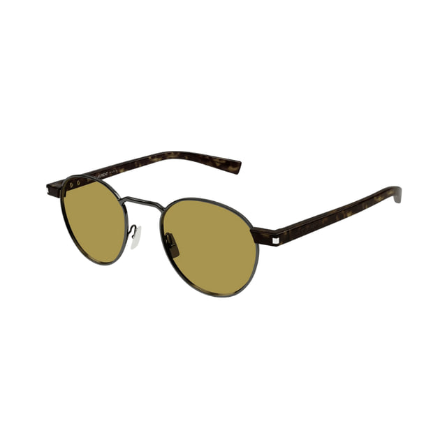 Saint Laurent SL707 Ruthenium Grey Havana / Nicotine