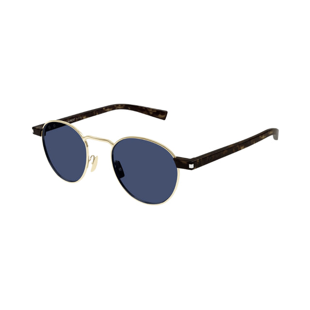 Saint Laurent SL707 Gold Havana / Blue Sunglasses