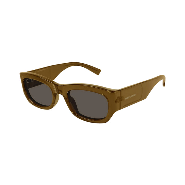 Saint Laurent SL713 Transparent Brown / Brown Sunglasses