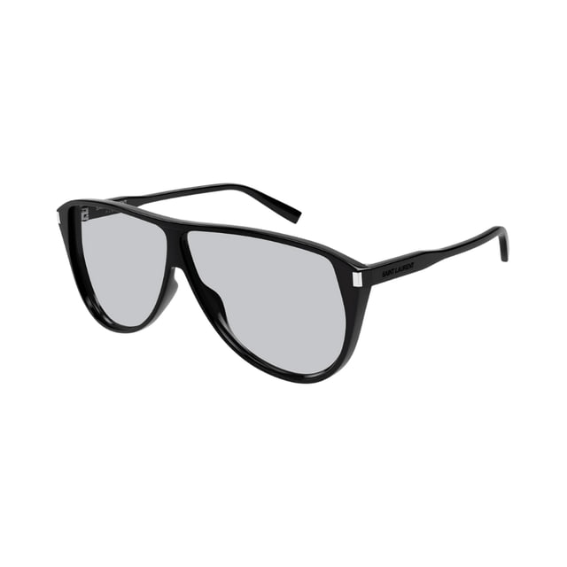 Saint Laurent SL731 GASPAR Black / Light Blue Sunglasses