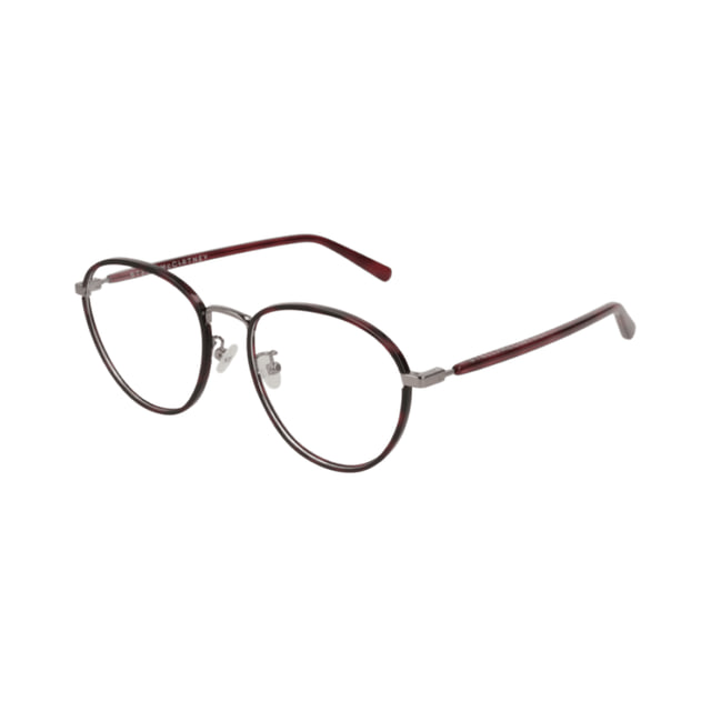 Stella McCartney SC0147O Ruthenium Tortoise Red / Demo Eyeglasses