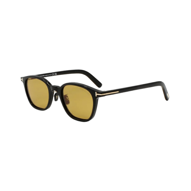 Tom Ford FT0978-D/S Eco Shiny Black / Light Brown Sunglasses
