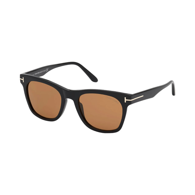 Tom Ford FT0833/S Brooklyn Shiny Black / Brown Sunglasses