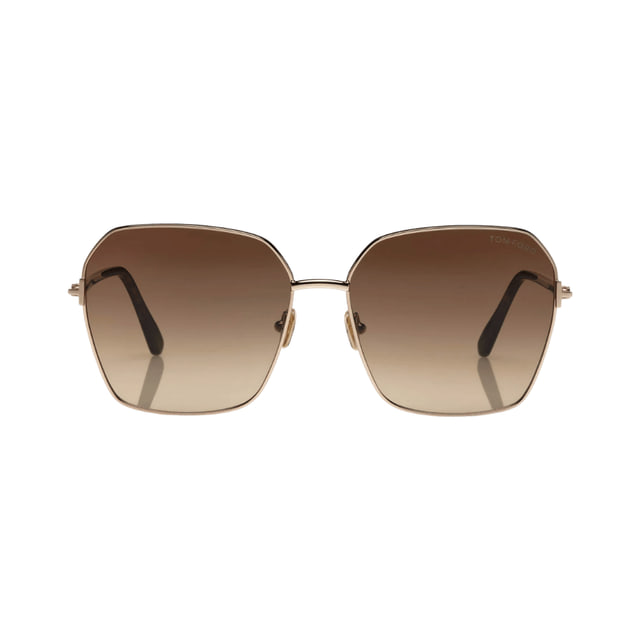 Tom Ford FT0839/S Claudia-02 Rose Gold / Dark Havana / Brown Gradient Sunglasses