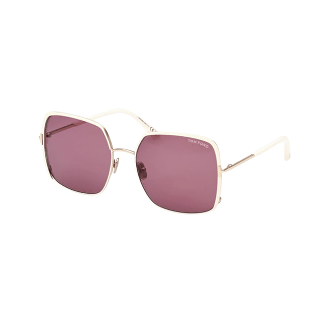 Tom Ford FT1006/S Raphaela Shiny Rose Gold / Violet Sunglasses Tom Ford FT1006/S Raphaela Shiny Rose Gold / Violet Sunglasses