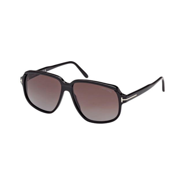 Tom Ford FT1024/S Anton Shiny Black / Gradient Smoke Sunglasses