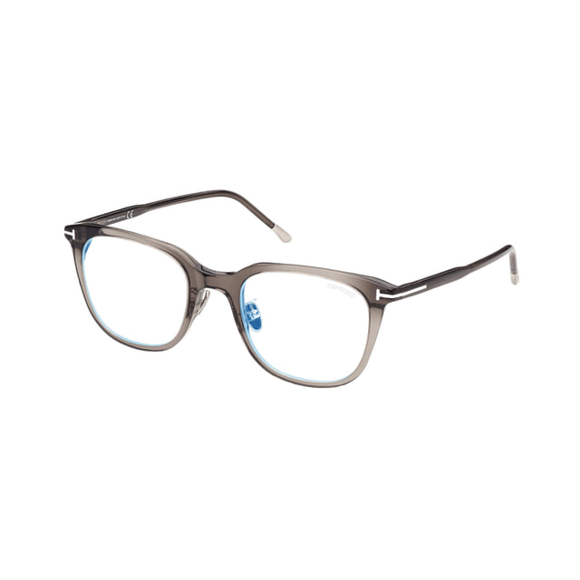Tom Ford FT5776-D-B/O Light Grey / Clear Blue Light Block Eyeglasses