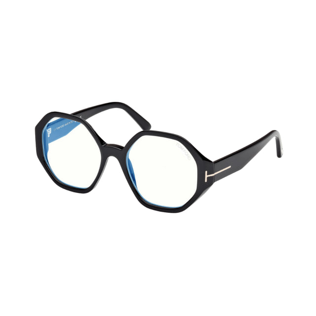 Tom Ford FT5967-B Shiny Black / Clear Blue Light Block product photo 1