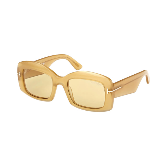 Tom Ford FT1218 Venetia Shiny Yellow / Brown product photo 1