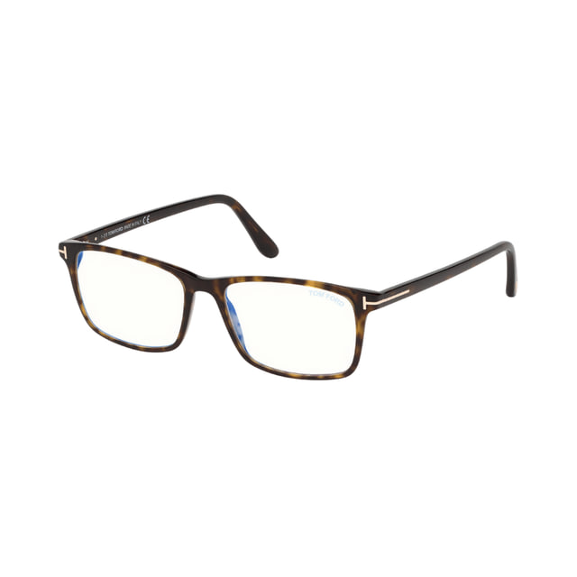 Tom Ford FT5584-B Dark Havana / Clear Blue Light Block Tom Ford FT5584-B Dark Havana / Clear Blue Light Block