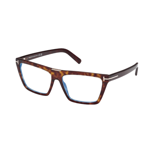 Tom Ford FT5912-B Dark Havana / Clear Blue Light Block product photo 1