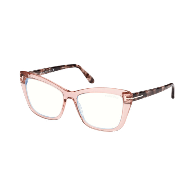 Tom Ford FT5826-B Transparent Pink / Clear Blue Light Block product photo 1