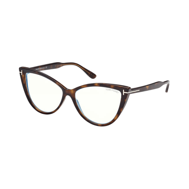 Tom Ford FT5843-B Dark Havana / Clear Blue Light Block product photo 1