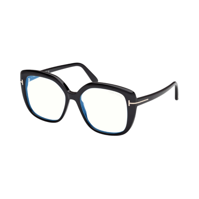Tom Ford FT6043-B Shiny Black / Clear Blue Light Block