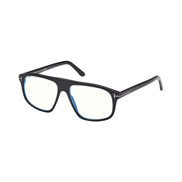 Tom Ford FT5901-B-N Shiny Black / Clear Blue Light Block product photo 1